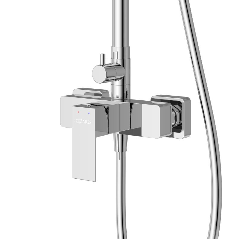 SLIDER-CD-IN Душевая стойка со смесителем, сатин SLIDER-CD-IN Душевая стойка со смесителем, сатин