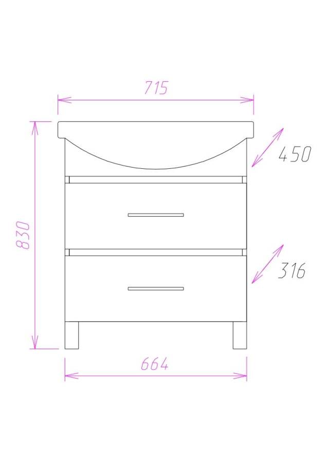 Тумба Onika Дельта 70 напольная, ясень шимо (ум. Балтика 70) Тумба Onika Дельта 70 напольная, ясень шимо (ум. Балтика 70)