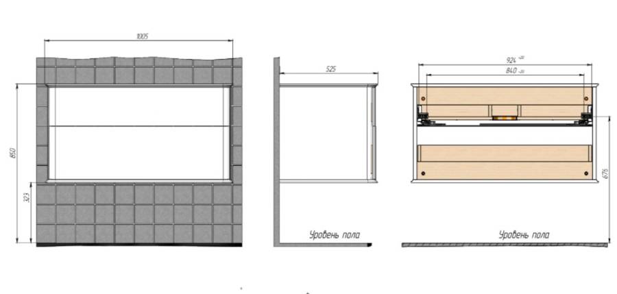 Тумба под раковину Creto Stella 100 см белый глянец, 16-CRE50/100 Тумба под раковину Creto Stella 100 см белый глянец, 16-CRE50/100