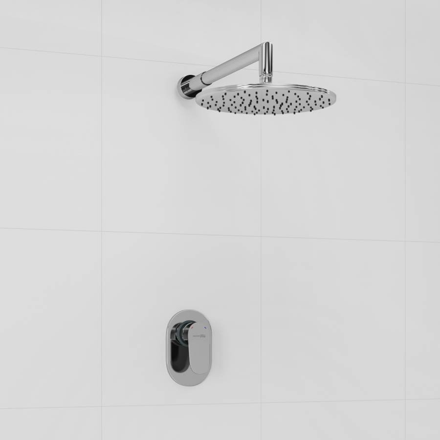 A12030 Встраиваемый комплект для душа с верхней душевой насадкой Wasserkraft A12030 Встраиваемый комплект для душа с верхней душевой насадкой Wasserkraft