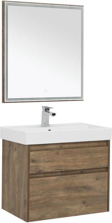 Мебель для ванной Aquanet Nova Lite 75 дуб рустикальный (2 ящика) Мебель для ванной Aquanet Nova Lite 75 дуб рустикальный (2 ящика)