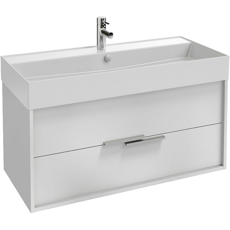 Тумба EB1668-J5-J5 Jacob Delafon Vivienne  Белый размер (шгв) (99,9см*45,2см*45,2см) МДФ, шт Тумба EB1668-J5-J5 Jacob Delafon Vivienne  Белый размер (шгв) (99,9см*45,2см*45,2см) МДФ, шт