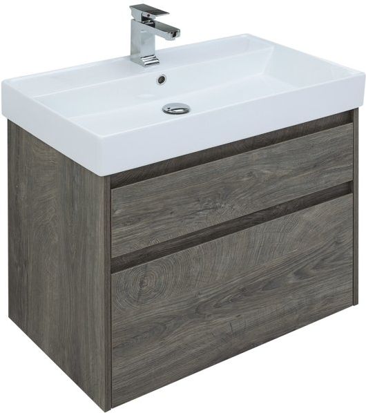 Мебель для ванной Aquanet Nova Lite 75 дуб рошелье (2 ящика) Мебель для ванной Aquanet Nova Lite 75 дуб рошелье (2 ящика)