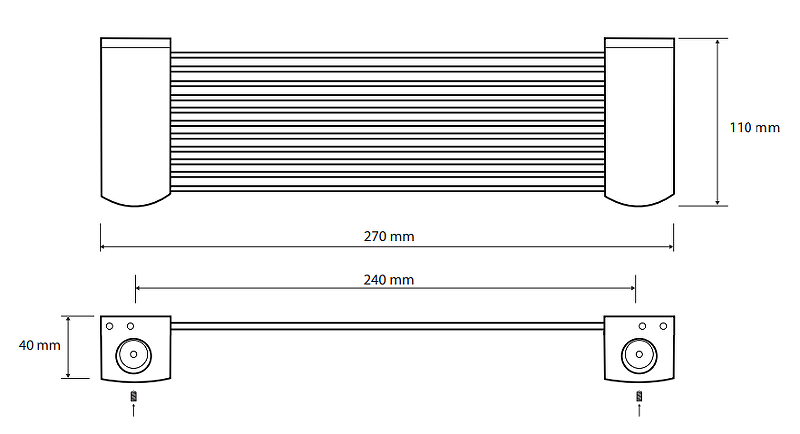Полка Bemeta Dark 146102270 Полка Bemeta Dark 146102270