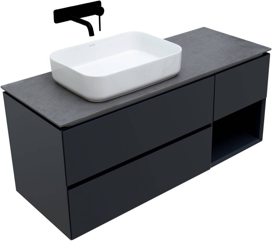 Тумба под раковину Allen Brau Infinity 120 1.21005.AM L антрацит матовый Тумба под раковину Allen Brau Infinity 120 1.21005.AM L антрацит матовый