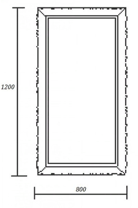 Зеркало NATURA, золото, 80х120 524 Boheme Зеркало NATURA, золото, 80х120 524 Boheme