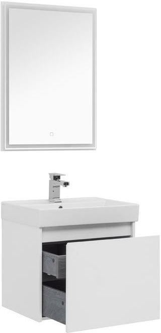 Мебель для ванной Aquanet Nova Lite 60 белый (1 ящик) Мебель для ванной Aquanet Nova Lite 60 белый (1 ящик)