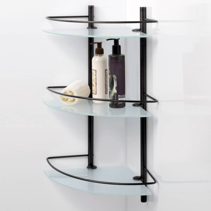 K-3633 Полка стеклянная тройная K-3633 Полка стеклянная тройная