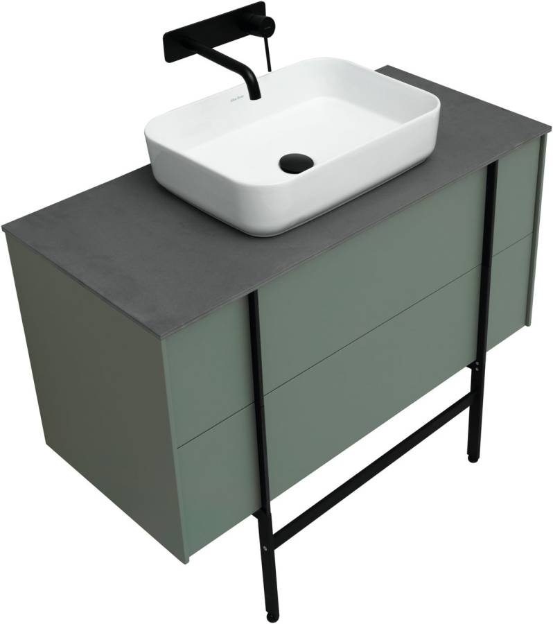 Тумба под раковину Allen Brau Reality 100 1.32007.CGM олива матовый Тумба под раковину Allen Brau Reality 100 1.32007.CGM олива матовый