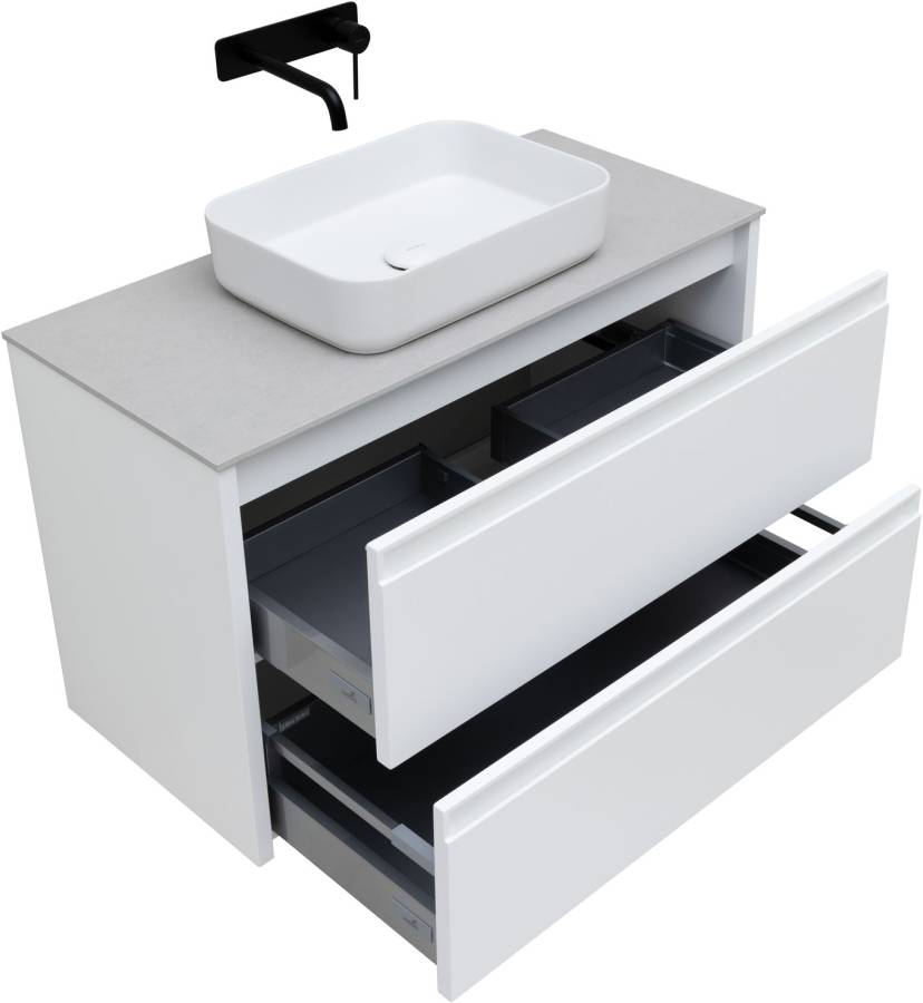 Тумба под раковину Allen Brau Fantasy 100 1.11003.WM белый матовый Тумба под раковину Allen Brau Fantasy 100 1.11003.WM белый матовый