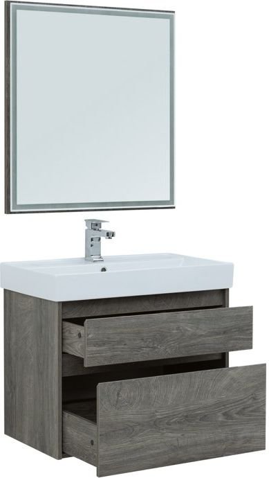 Мебель для ванной Aquanet Nova Lite 75 дуб рошелье (2 ящика) Мебель для ванной Aquanet Nova Lite 75 дуб рошелье (2 ящика)