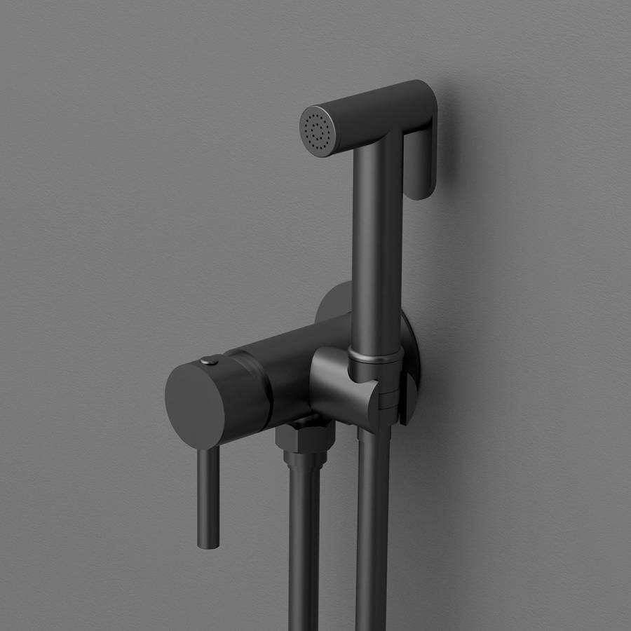 Гигиенический душ VHFW-101MB из латуни в комплекте со смесителем, черный Гигиенический душ VHFW-101MB из латуни в комплекте со смесителем, черный