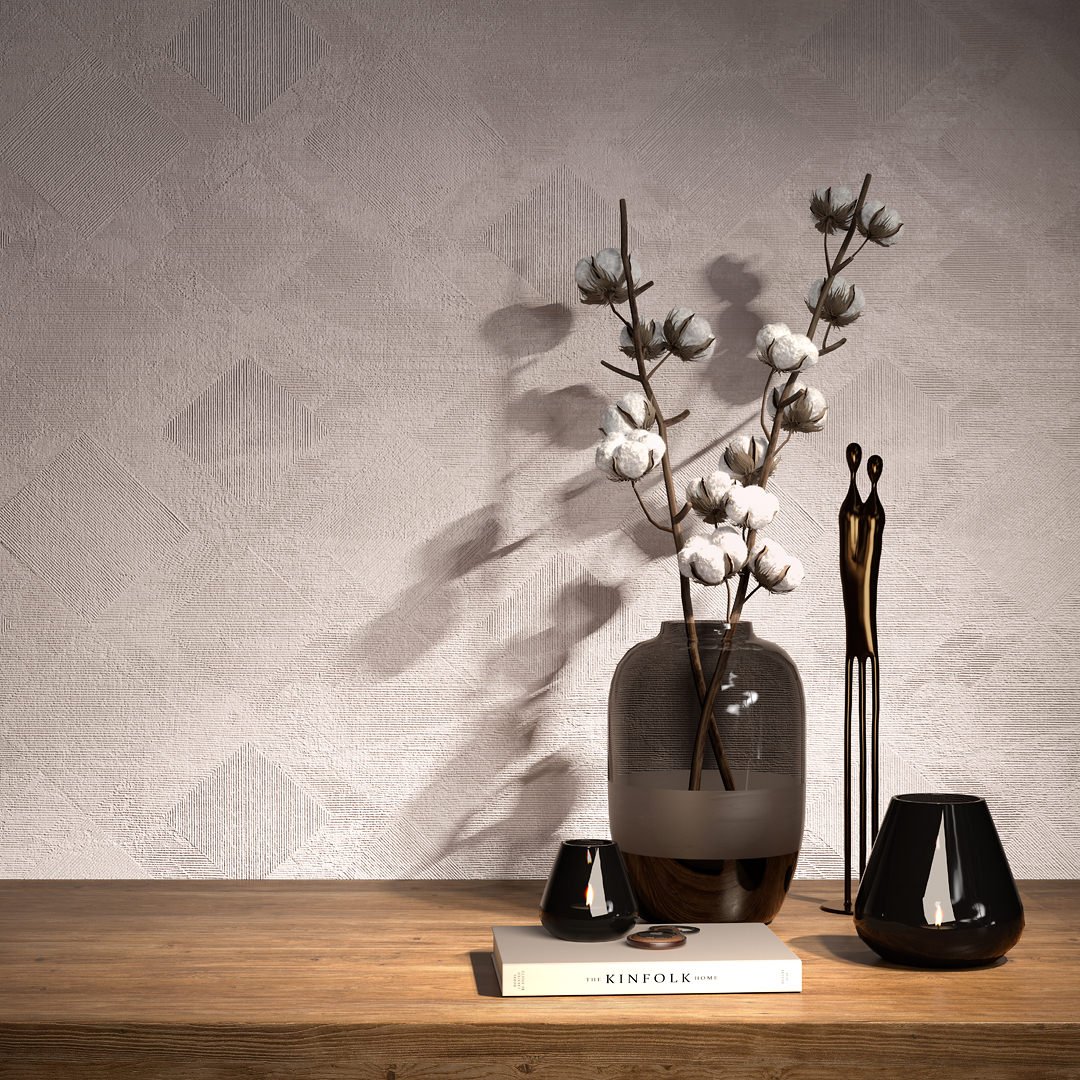 Обои виниловые Винтаж база универсальная, пудровый Обои виниловые Винтаж база универсальная, пудровый