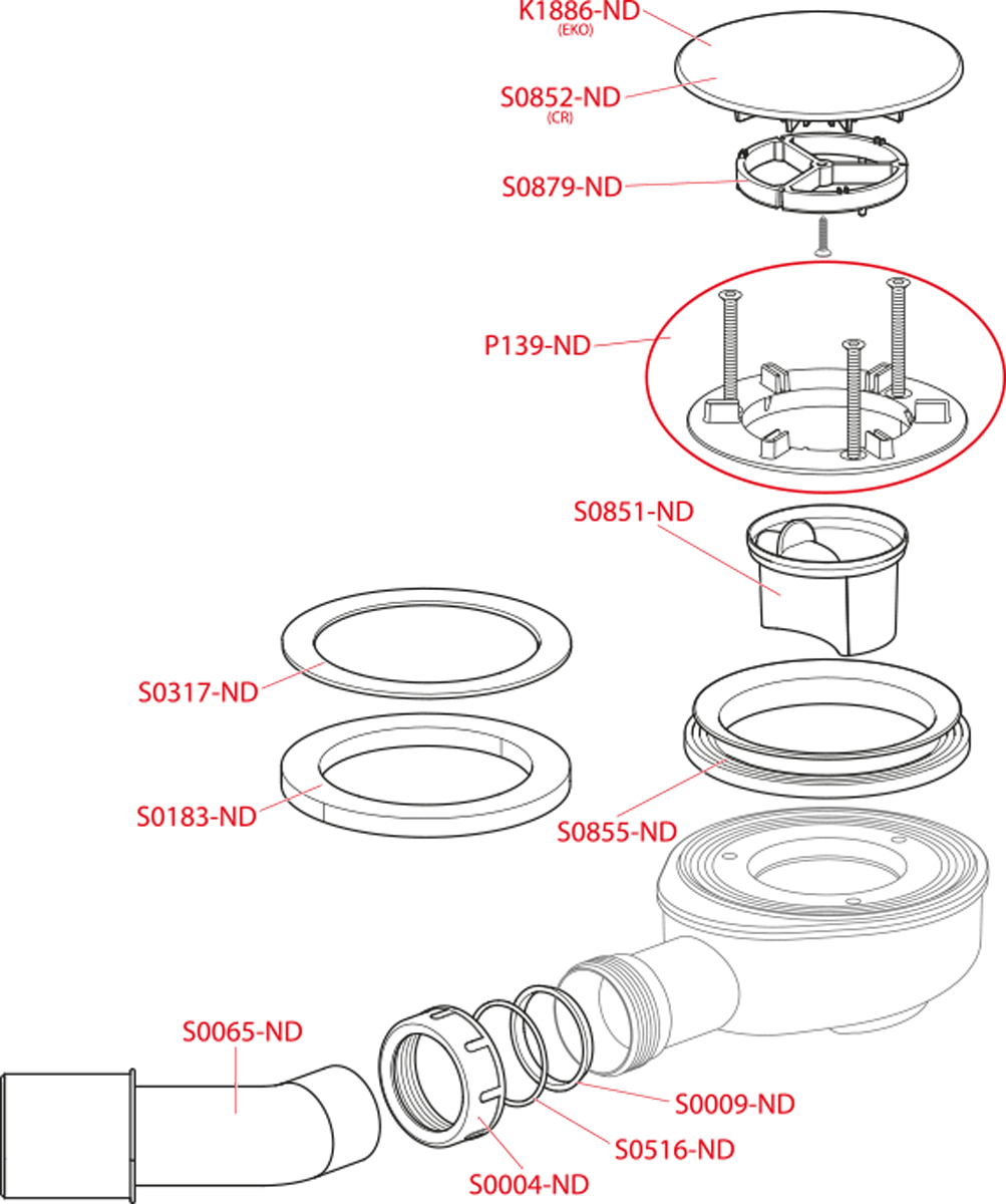 Сифон для поддона AlcaPlast (хром), шт Сифон для поддона AlcaPlast (хром), шт