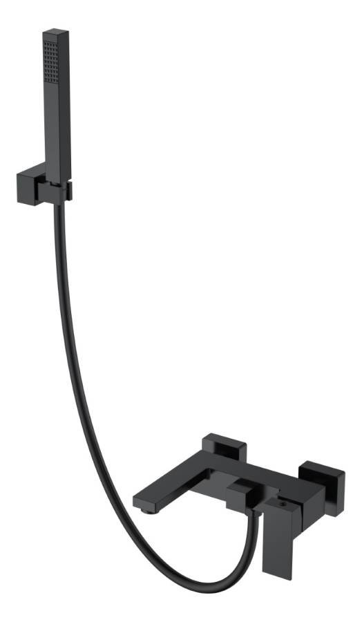 Смеситель для ванны с душем Qubic Matt Black Смеситель для ванны с душем Qubic Matt Black