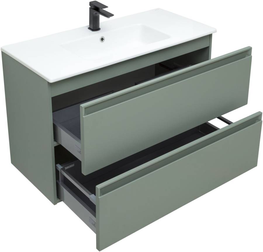 Тумба под раковину Allen Brau Eclipse 100 1.E1003.CGM олива матовый Тумба под раковину Allen Brau Eclipse 100 1.E1003.CGM олива матовый