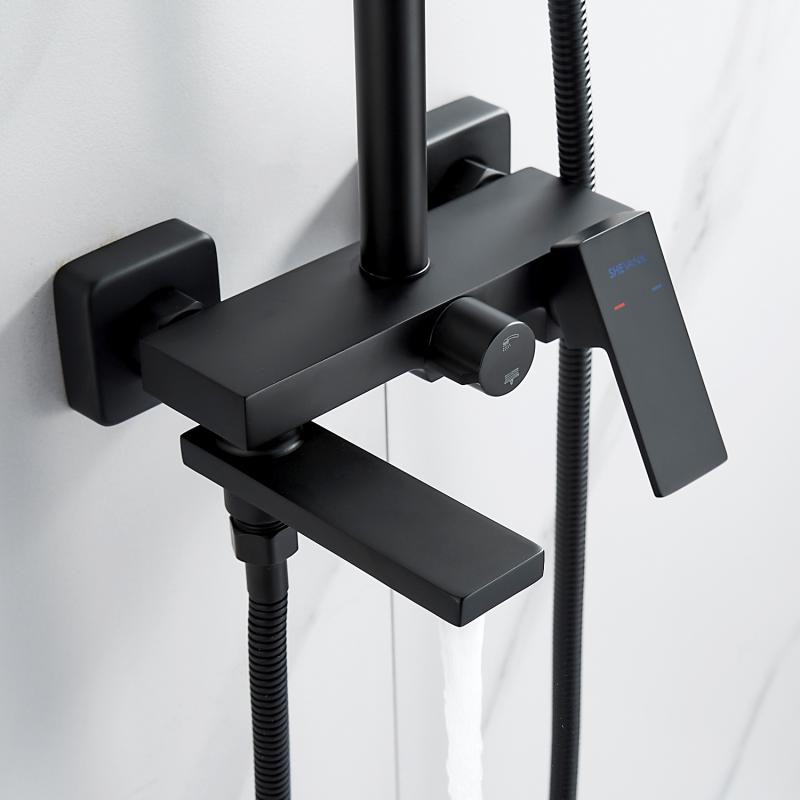 Душевая стойка со смесителем Shevanik S96H S9636H Душевая стойка со смесителем Shevanik S96H S9636H