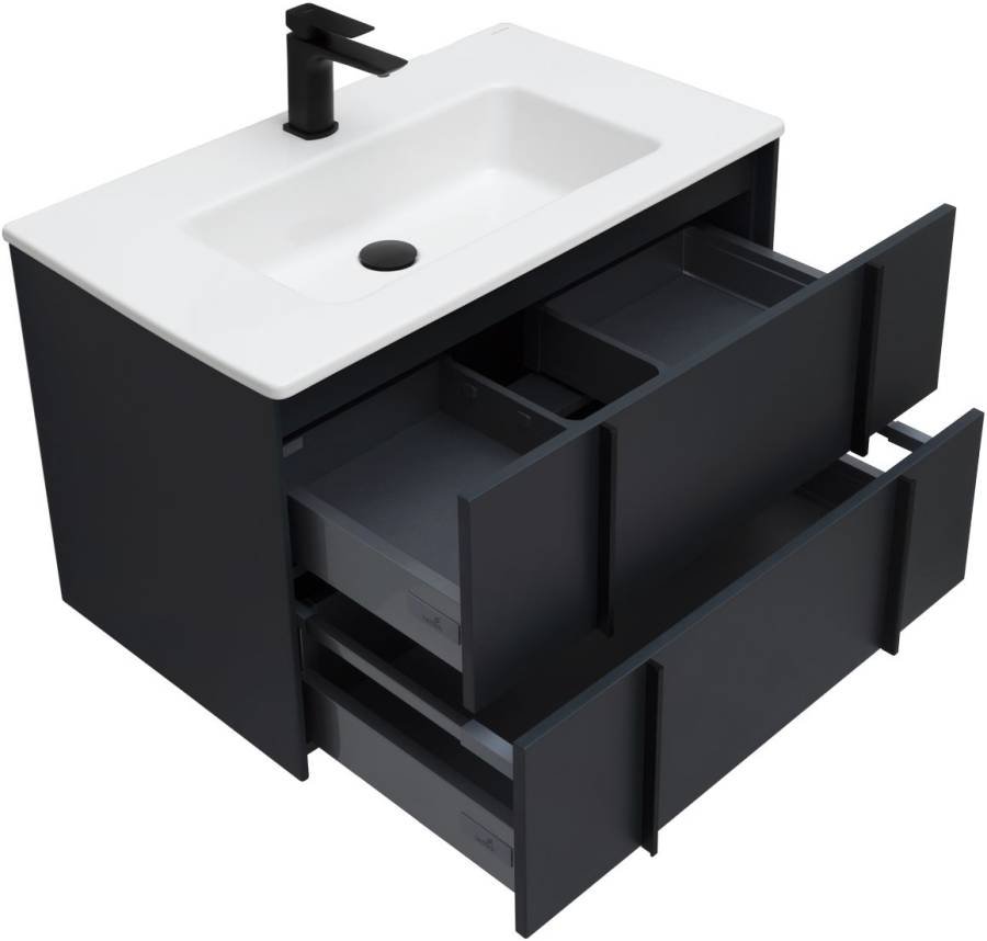 Тумба под раковину Allen Brau Reality 80 1.32005.AM антрацит матовый Тумба под раковину Allen Brau Reality 80 1.32005.AM антрацит матовый