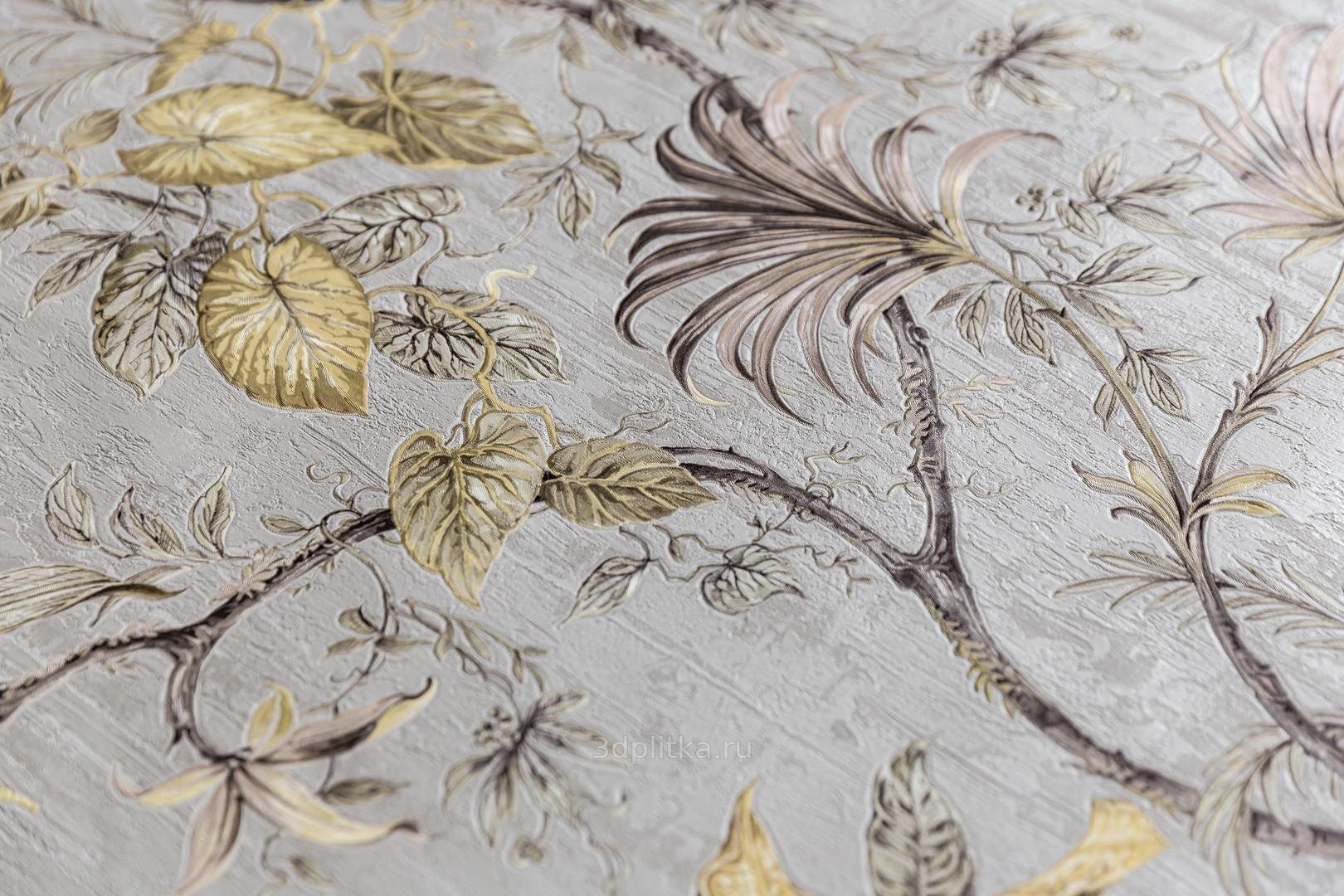 Обои виниловые Оранжерея база, жёлтый Обои виниловые Оранжерея база, жёлтый