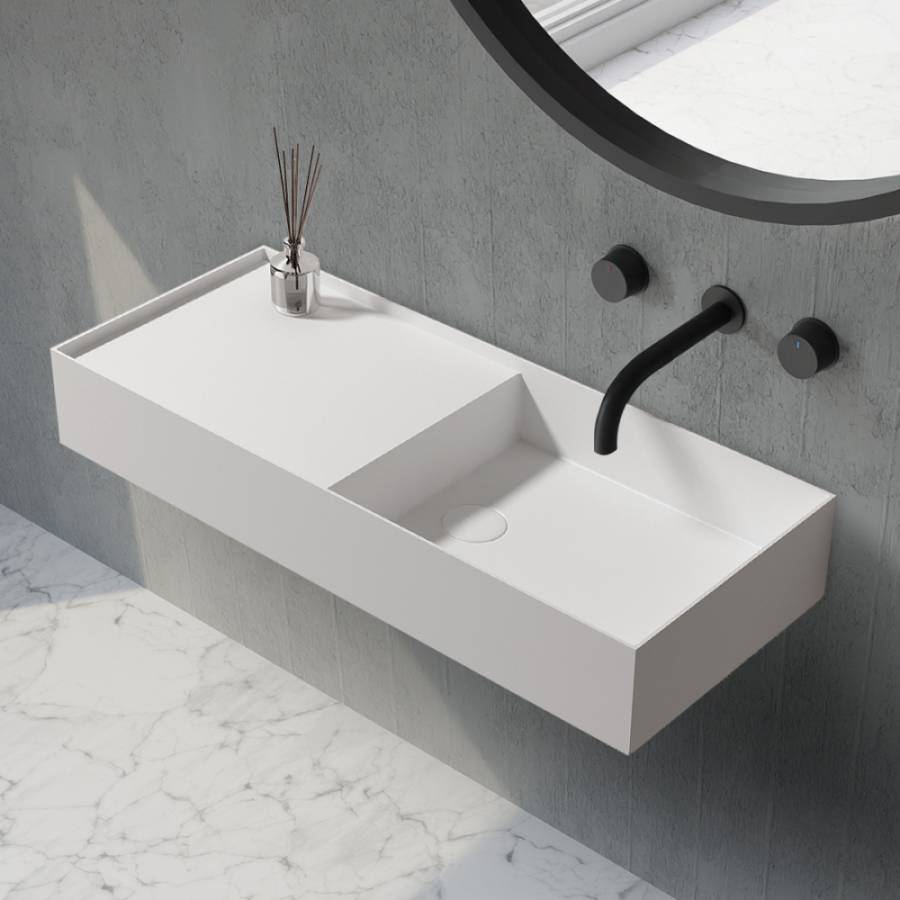 Раковина подвесная ABBER Stein AS2648 белая матовая Раковина подвесная ABBER Stein AS2648 белая матовая