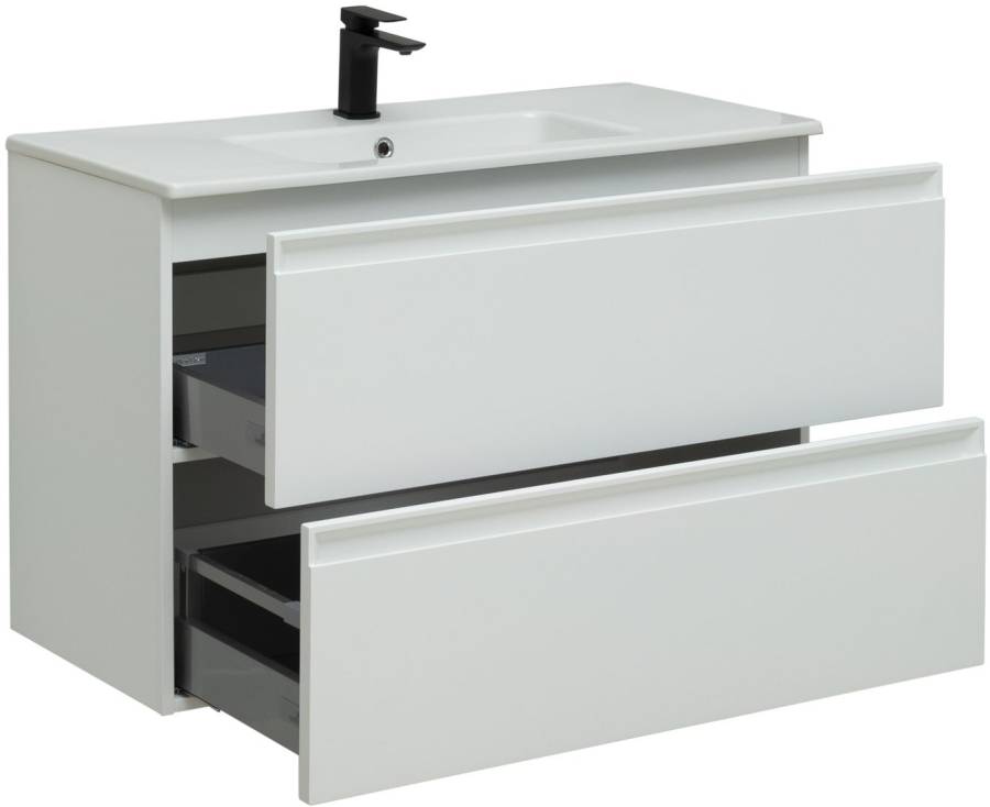 Тумба под раковину Allen Brau Eclipse 100 1.E1003.WM белый матовый Тумба под раковину Allen Brau Eclipse 100 1.E1003.WM белый матовый