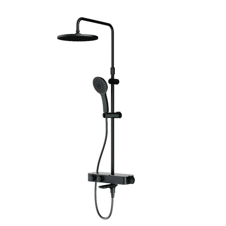 F0750A522 Inspire V2.0, душевая система, набор: Смеситель д/ванны/душа с термостатом, верхний душ d 250 F0750A522 Inspire V2.0, душевая система, набор: Смеситель д/ванны/душа с термостатом, верхний душ d 250