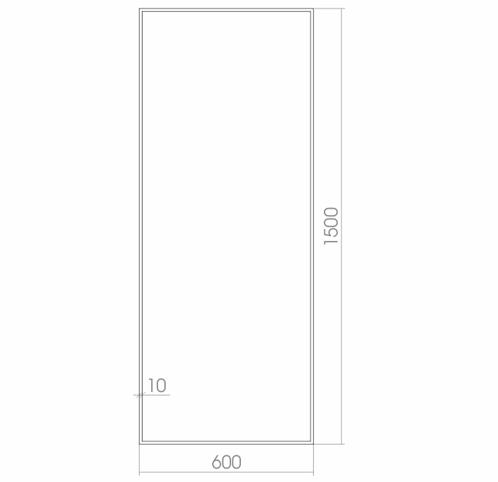 Зеркало напольное Creto Dea 60х150см Зеркало напольное Creto Dea 60х150см