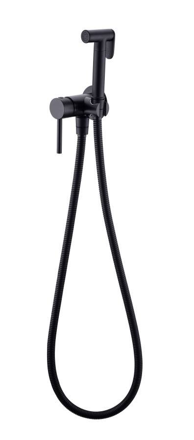 Гигиенический душ Creto Element 2.0-PWM-BK со смесителем, матовый черный Гигиенический душ Creto Element 2.0-PWM-BK со смесителем, матовый черный