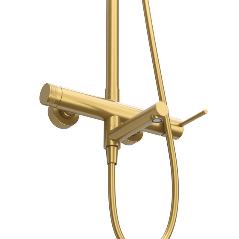 RELAX-CVD-NOP Душевая стойка со смесителем и изливом, черный матовый RELAX-CVD-NOP Душевая стойка со смесителем и изливом, черный матовый