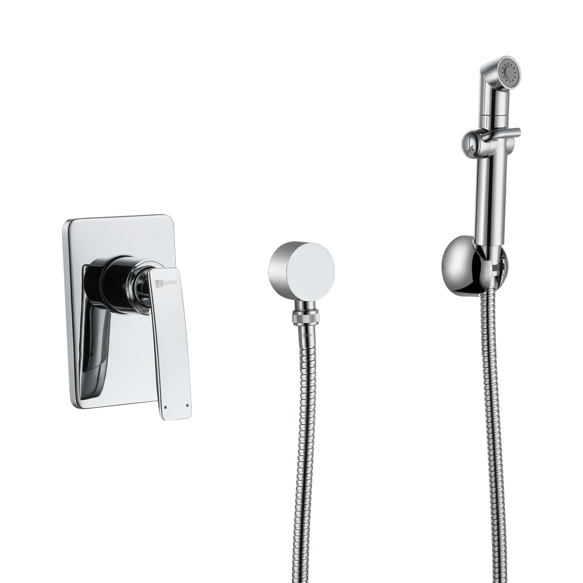 Смеситель Lemark Bellario LM6819C с гигиеническим душем, встраиваемый Смеситель Lemark Bellario LM6819C с гигиеническим душем, встраиваемый