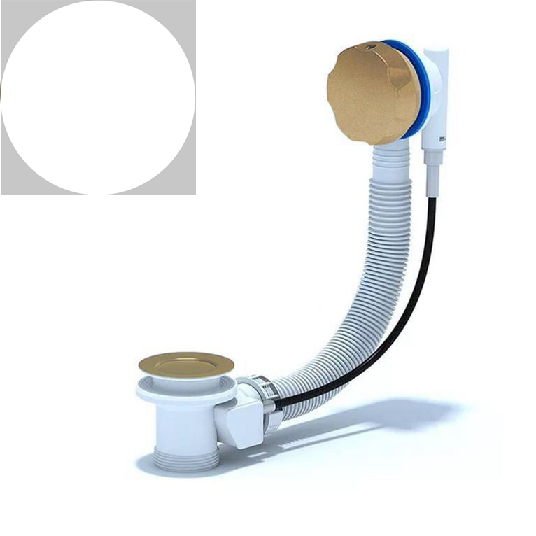 Слив-перелив для ванны АниПласт (белый матовый) Слив-перелив для ванны АниПласт (белый матовый)