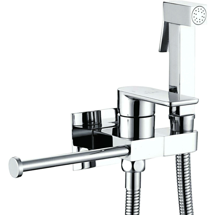 Гигиенический душ со смесителем Rose R307, хром Гигиенический душ со смесителем Rose R307, хром