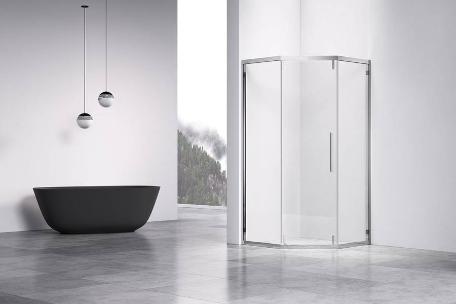 Душевой уголок Show VSP1-4SH100CL, 1000*1000, хром, стекло прозрачное Душевой уголок Show VSP1-4SH100CL, 1000*1000, хром, стекло прозрачное