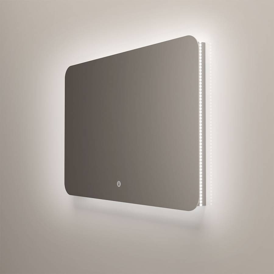 Зеркало LED VLM-3BE120 1200х800 c сенсорным выключателем и диммером Зеркало LED VLM-3BE120 1200х800 c сенсорным выключателем и диммером