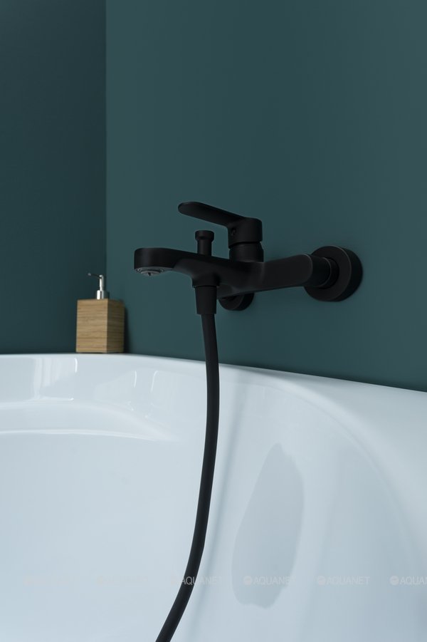 Смеситель для ванны с душем Aquanet Passion AF300-20B Смеситель для ванны с душем Aquanet Passion AF300-20B
