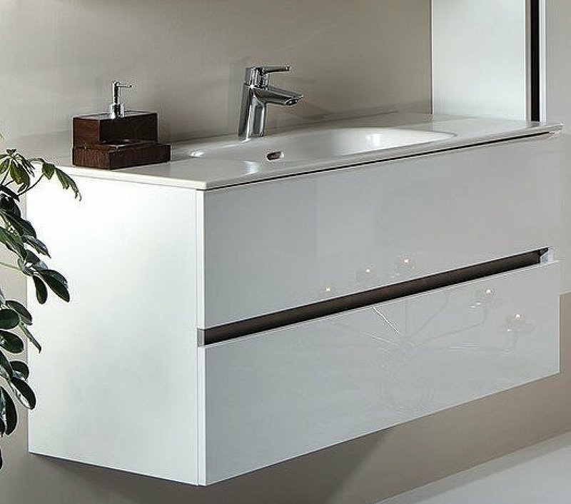 Тумба без раковины Vallessi 120*46cm WHITE 2 полки, 837-120-W Boheme Тумба без раковины Vallessi 120*46cm WHITE 2 полки, 837-120-W Boheme