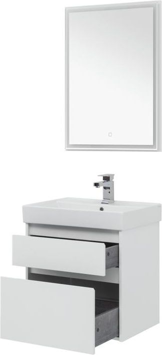 Мебель для ванной Aquanet Nova Lite 60 белый (2 ящика) Мебель для ванной Aquanet Nova Lite 60 белый (2 ящика)