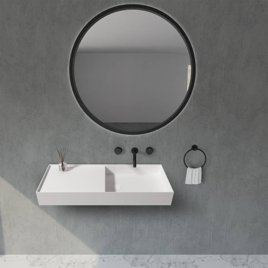 Раковина подвесная ABBER Stein AS2648 белая матовая Раковина подвесная ABBER Stein AS2648 белая матовая