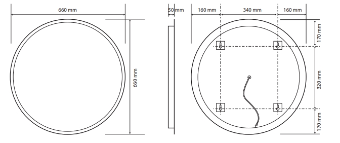 Зеркало с подсветкой и датчикoм движения Зеркало с подсветкой и датчикoм движения