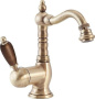 ELITE-BSM2-03/24-Nc Смеситель для биде Исполнение: Золото 24 карат, Ручки: Орех 