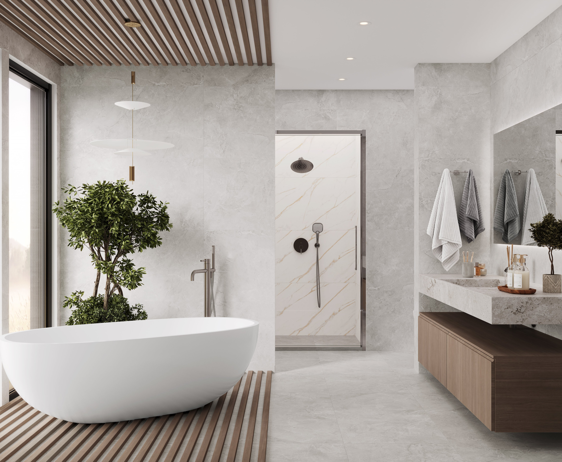 Pluto Silver Керамогранит светло-серый SG50005220R 60х119,5 матовый