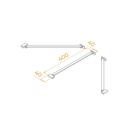 Штанга держатель RGW O-206 CP Хром Штанга держатель RGW O-206 CP Хром