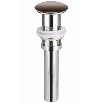 Донный клапан без перелива с керамической накладкой с системой "Click-Clack"