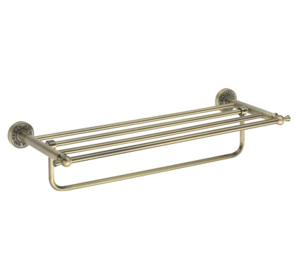 Полотенцедержатели с полкой, RG1008Q Rose, Бронза