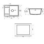 Мойка кухонная Point Стил 65 PN3009B, черный Мойка кухонная Point Стил 65 PN3009B, черный