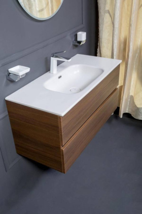 Тумба без раковины Vallessi 100*46cm DARK OAK мат. 2 полки, 837-100-D Boheme Тумба без раковины Vallessi 100*46cm DARK OAK мат. 2 полки, 837-100-D Boheme