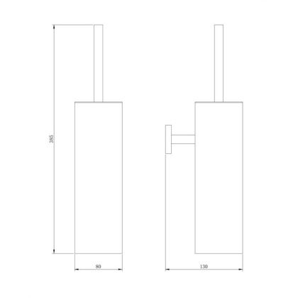Ершик подвесной OMNIRES UN10621CR (хром)