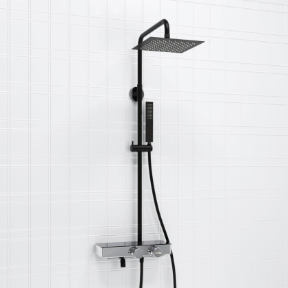 A114.255.218.CB Thermo Душевой комплект с термостатическим смесителем