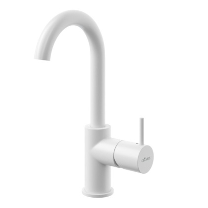 LEAF-LSM-A-L-01-W0 Смеситель для кухни однорычажный, без донного клапана, исполнение Хром