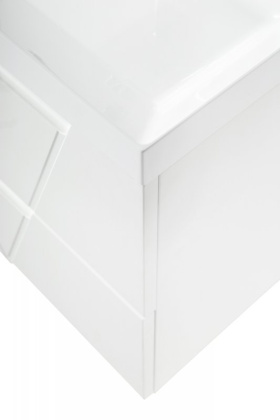 Тумба с раковиной подвесная BelBagno VITTORIA 70 Bianco Lucido-P,раковина белая